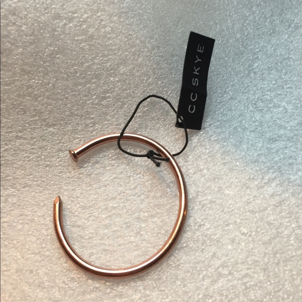 Cc Skye rose gold nail bangle